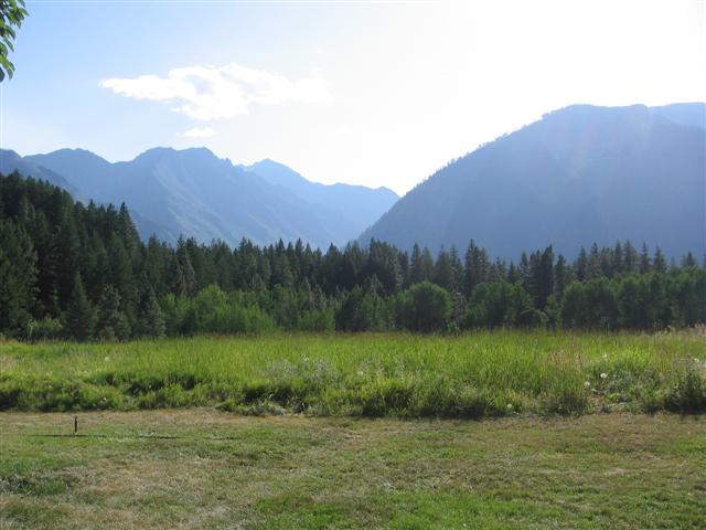 Mountain Home Lodge view of the Stuart Range