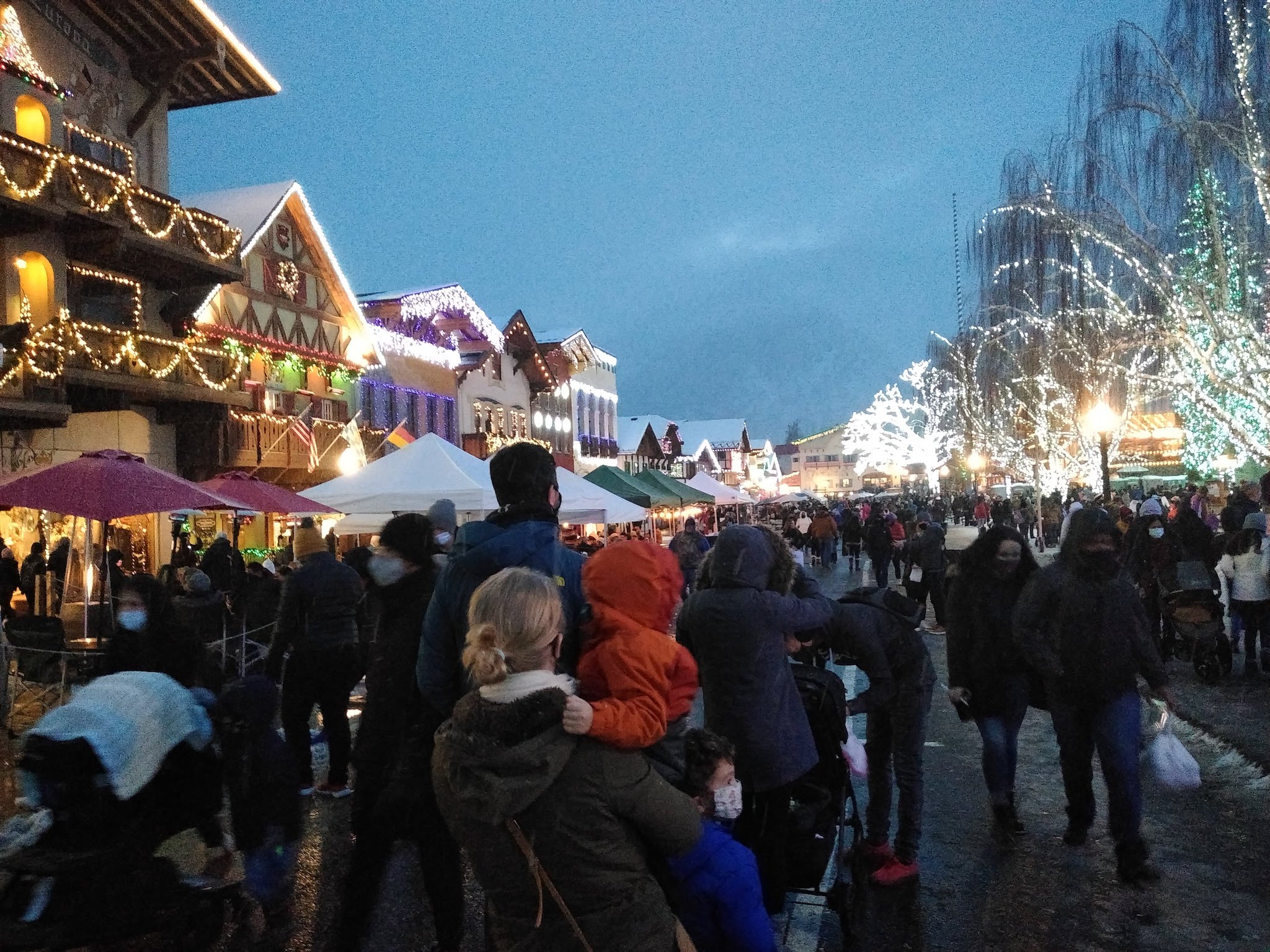Leavenworth Winter Crowds